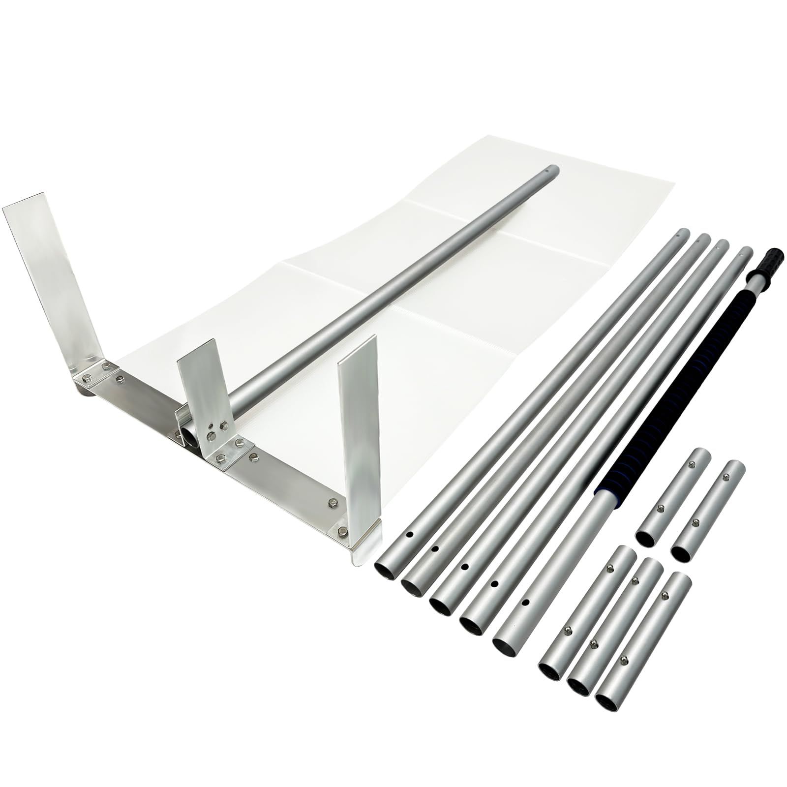 らくらく雪すべーる 2026年モデル 屋根 雪下ろし道具 6 0 m 雪下ろし棒 軽量2 8 kg 除雪用具 伸縮 雪落とし ロング スノーダンプ カーポート 新雪用 全長6 mモデル