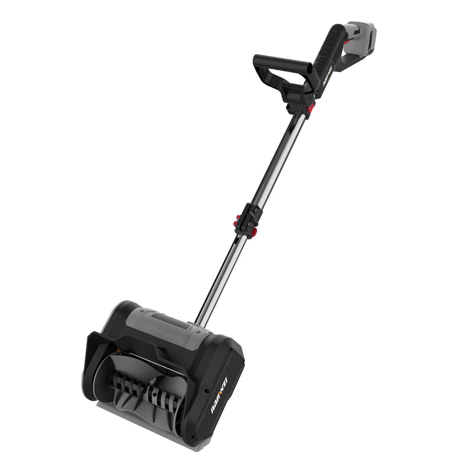 NANWEI 電動除雪機 電動除雪スコップ 除雪幅280 mm コードレス除雪機 バッテリー対応 充電式スノーショベル ブラシレスモーター 手持ち式 操作簡単 伸縮 除雪器具充電器とバッテリー