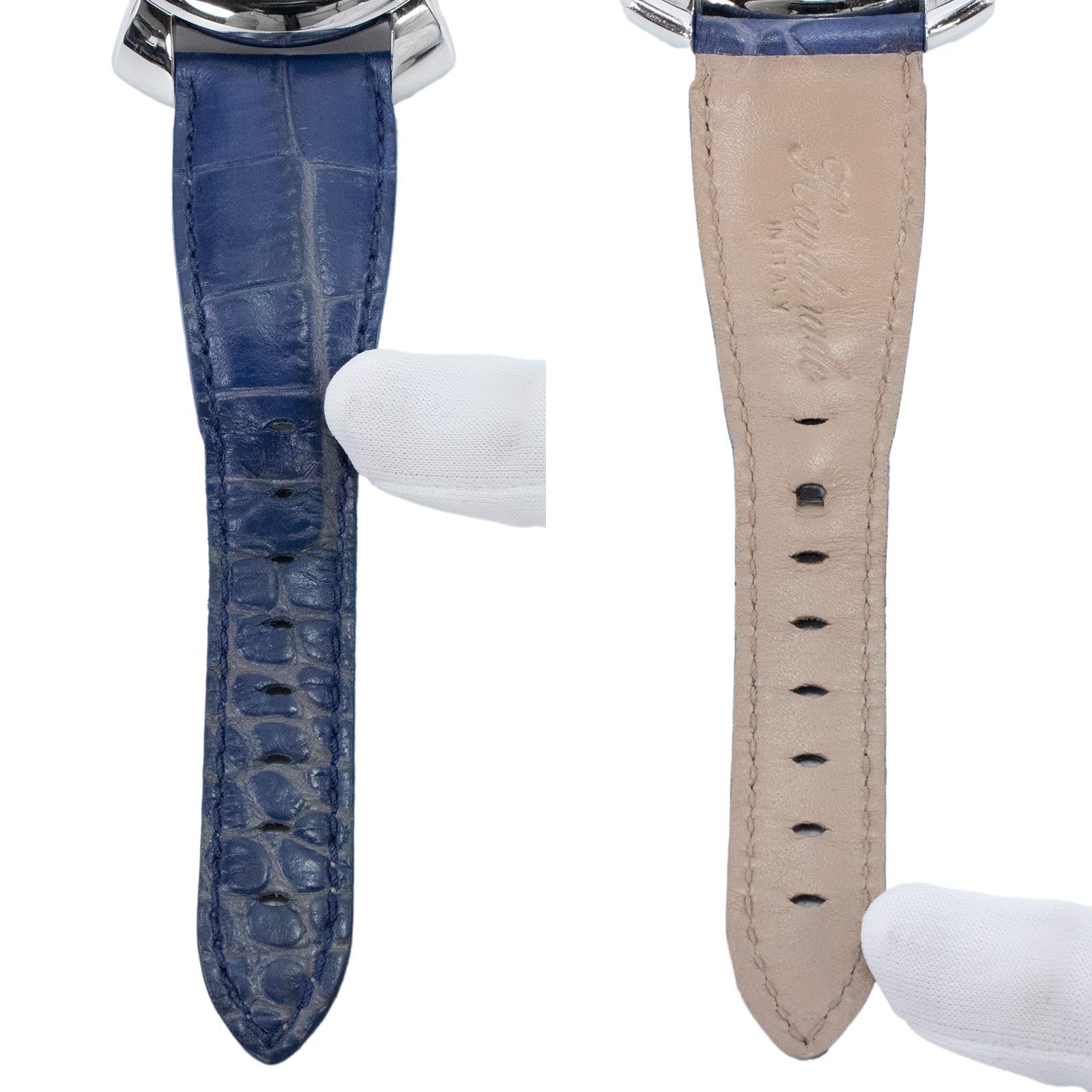  ガガミラノ 腕時計 手巻き メンズ レディース マヌアーレ48 mm モザイク 5010.MOSAICO.1 S 赤 青 水色 黄緑色 オレンジ 裏スケルトン 派手 目立つ ロゴ 革ベルト スモセコ カラフル ブランド おしゃれ X 439 手巻き時計 腕時計(アナログ)