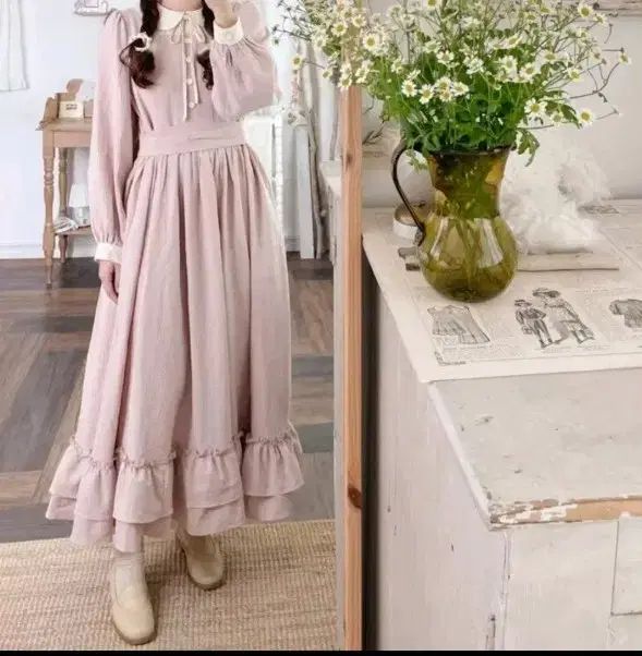 ミミブティック スプリング メグ ワンピース ピンク ONE PIECE