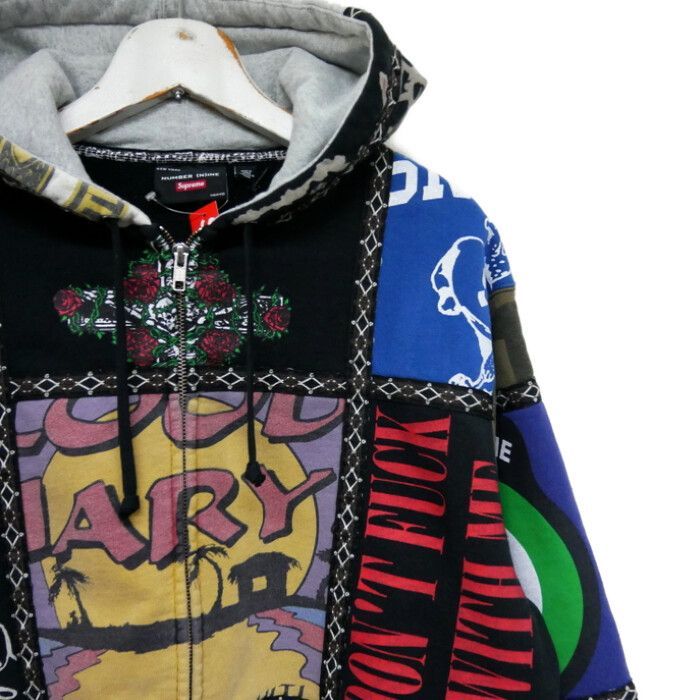 Supreme×Number Nine ナンバーナイン 国内正規 25AW Patchwork Zip Up