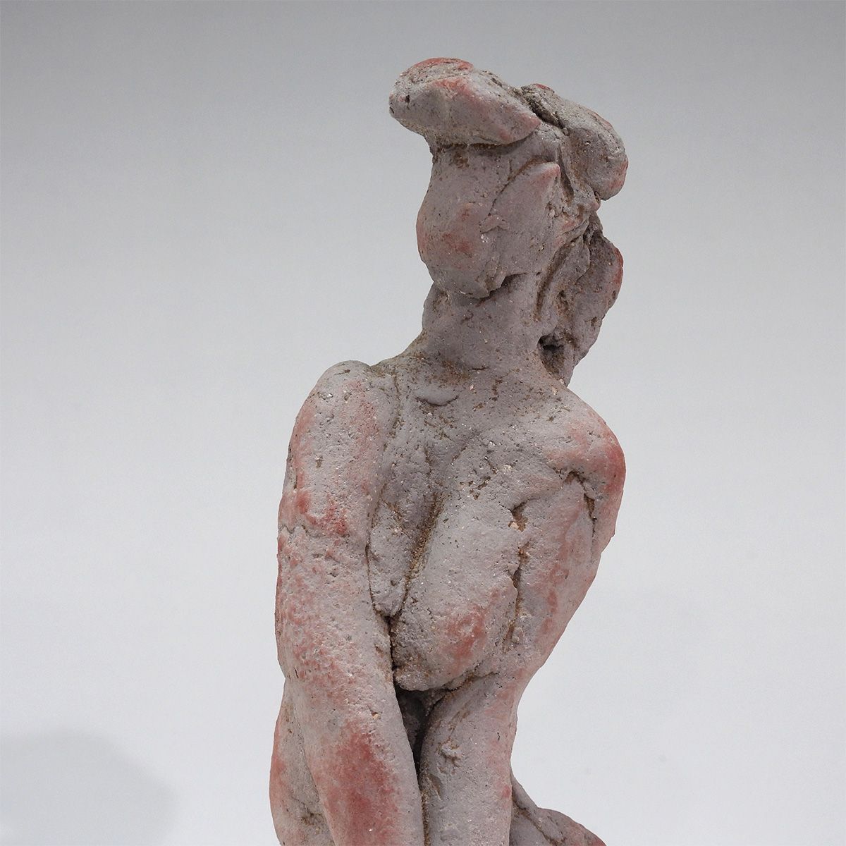 木内克 裸婦 共箱 女性像 座像 テラコッタ 彫刻 置物 オブジェ 抽象