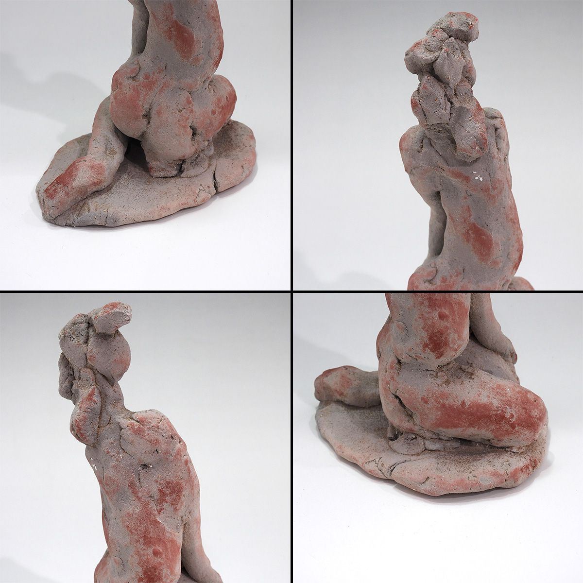 木内克 裸婦 共箱 女性像 座像 テラコッタ 彫刻 置物 オブジェ 抽象