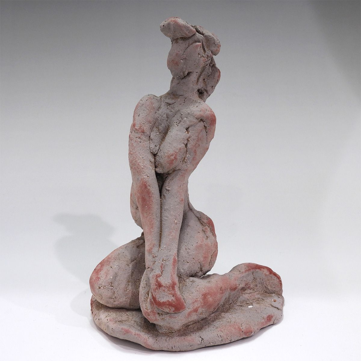 木内克 裸婦 共箱 女性像 座像 テラコッタ 彫刻 置物 オブジェ 抽象