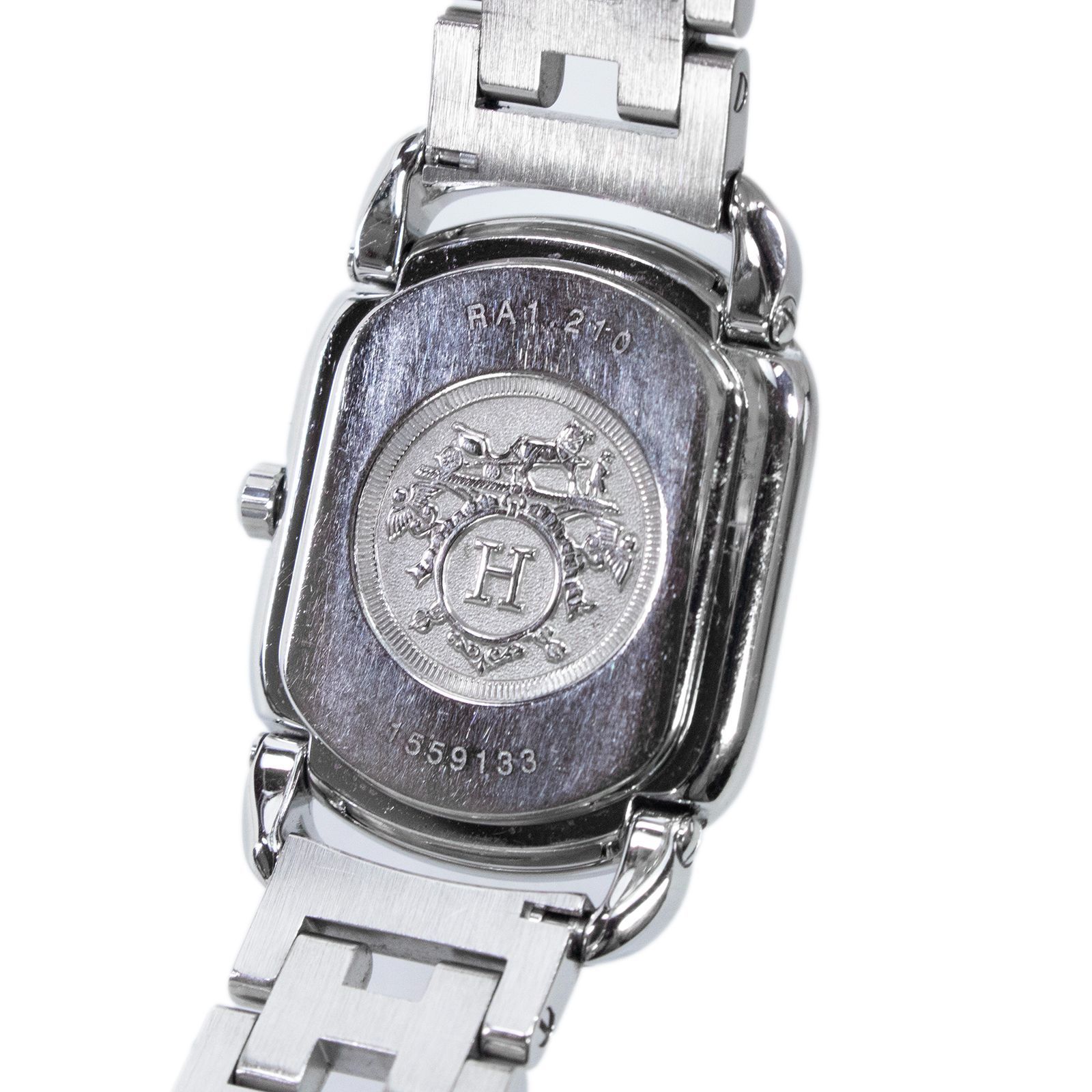 送料無料 エルメス 腕時計 クォーツ 2針 レディース ラリー RA1.210 白