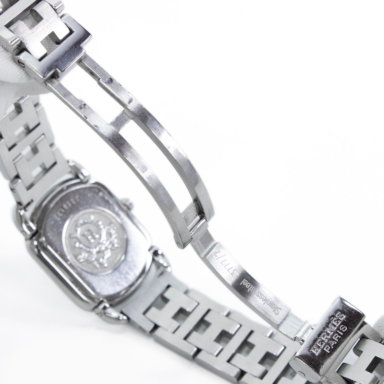 送料無料 エルメス 腕時計 クォーツ 2針 レディース ラリー RA1.210 白