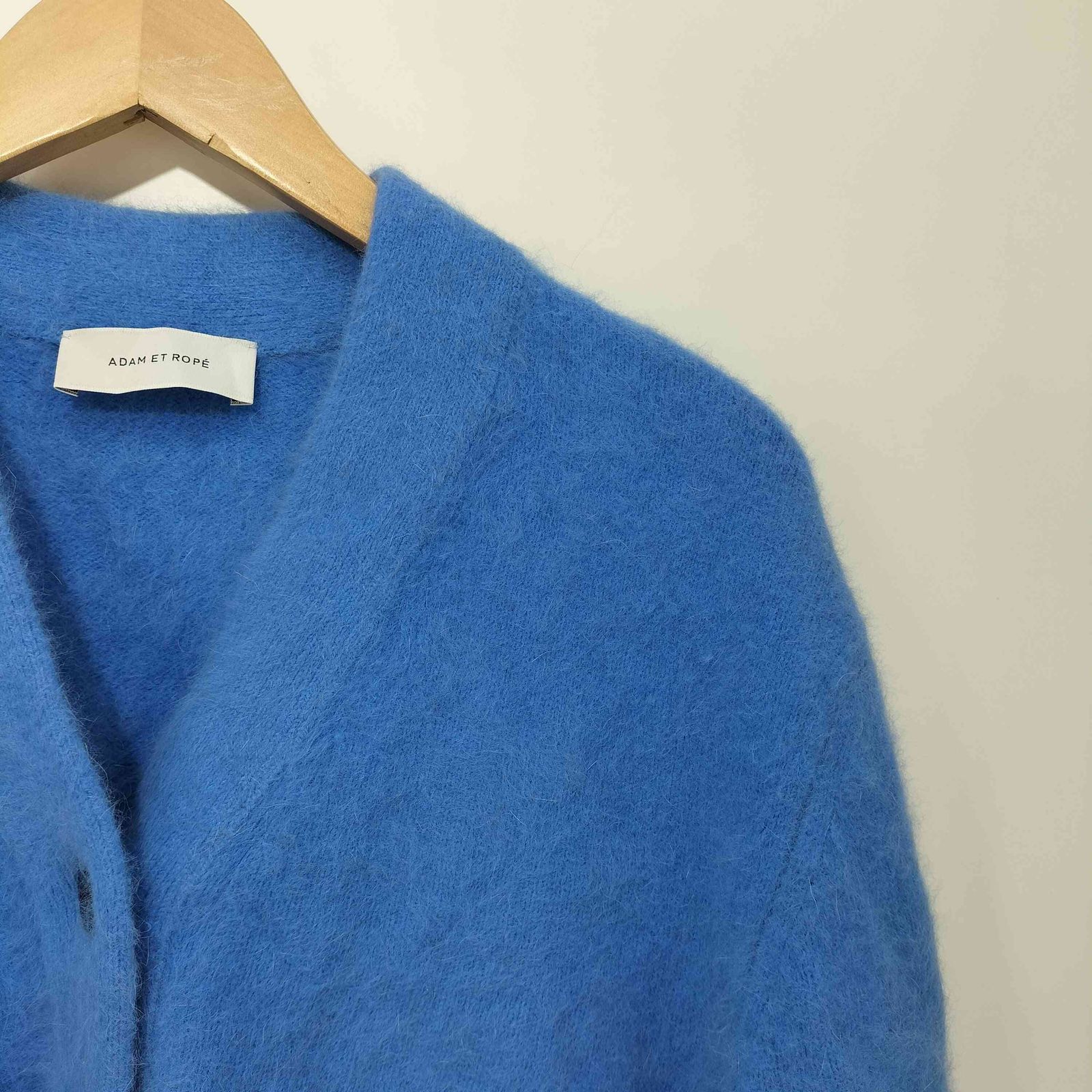 アダムエロペ Adam et Rope 24AW ファーニットカーディガン フォックス