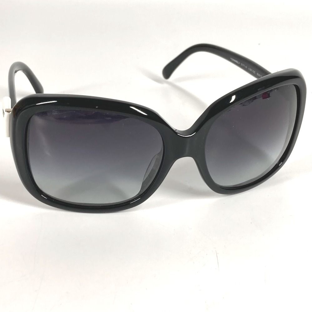  CHANEL シャネル サングラス りぼん リボン CC ココマーク ロゴ 5171 A プラスチック ブラック その他 小物