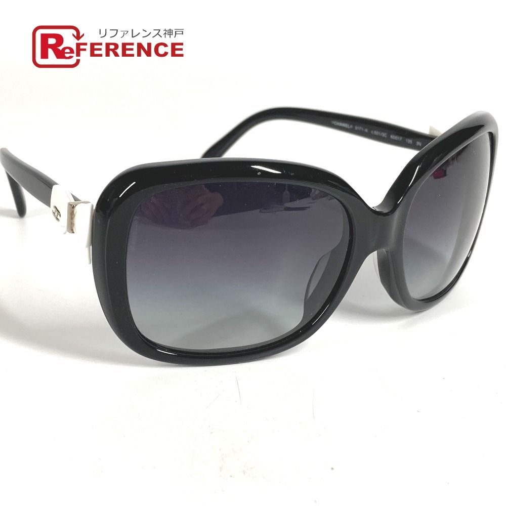 CHANEL シャネル サングラス りぼん リボン CC ココマーク ロゴ 5171 A プラスチック ブラック