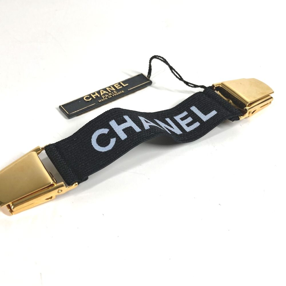 CHANEL シャネル ベルト アームバンド A03530 ゴム ブラック - メルカリ