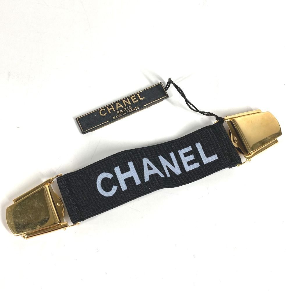 CHANEL シャネル ベルト アームバンド A03530 ゴム ブラック - メルカリ