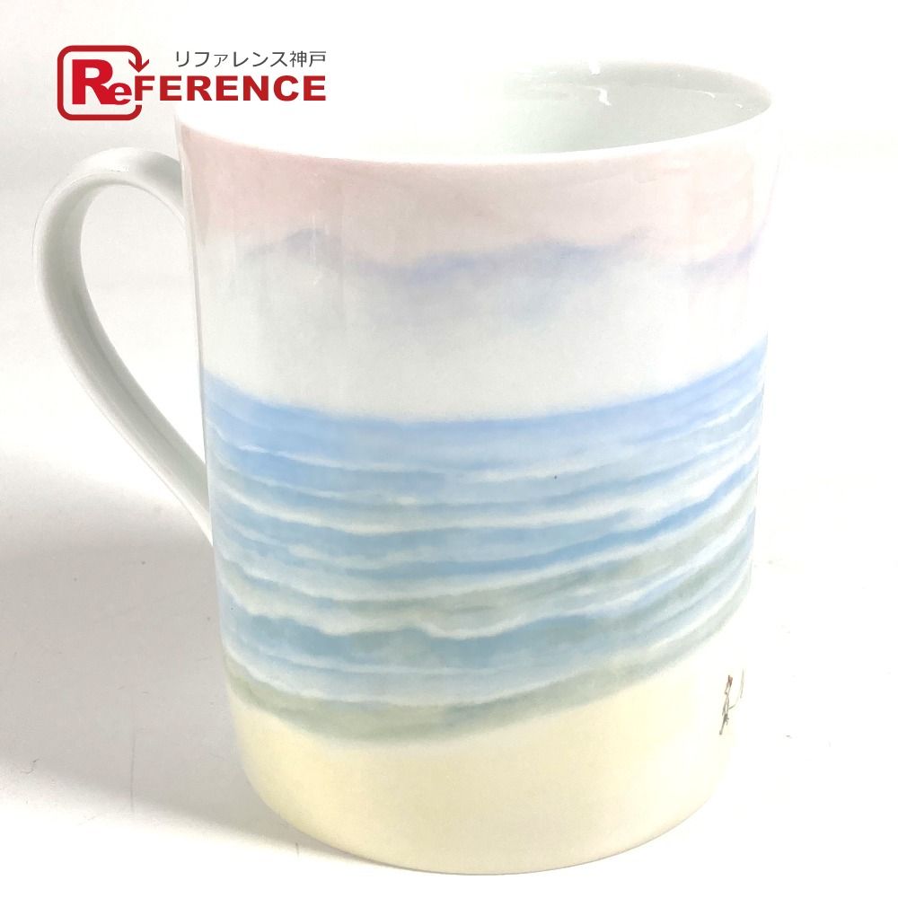 HERMES エルメス マグカップ ”Premiers pas dans le Siecle 新世界への第一歩 陶器 マルチカラー