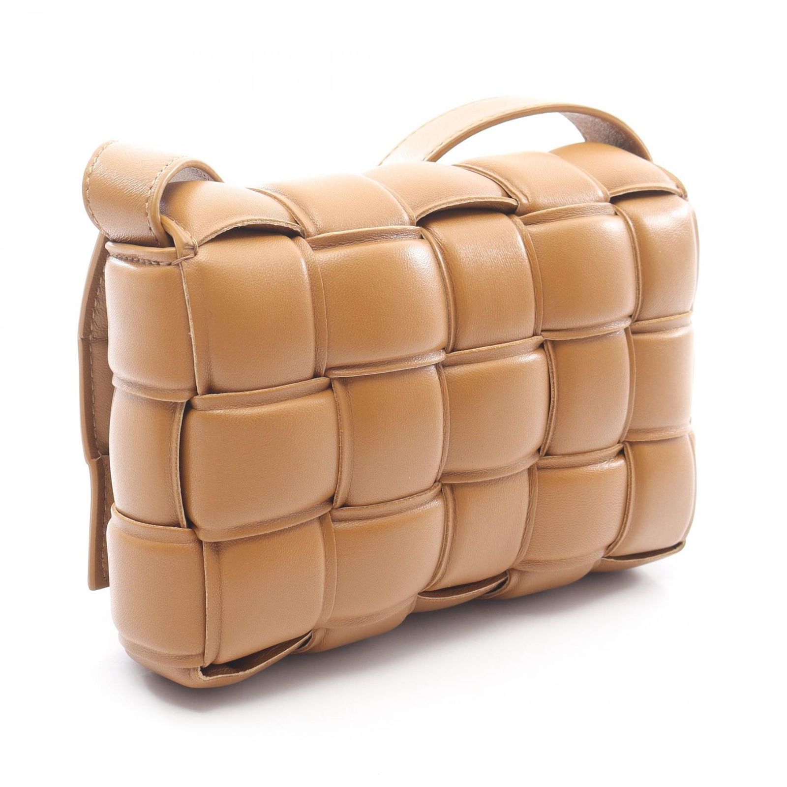 Bottega Veneta ボッテガ ショルダーバッグ キャメル ボッテガヴェネタ BOTTEGA VENETA ショルダーバッグ パデッド カセット