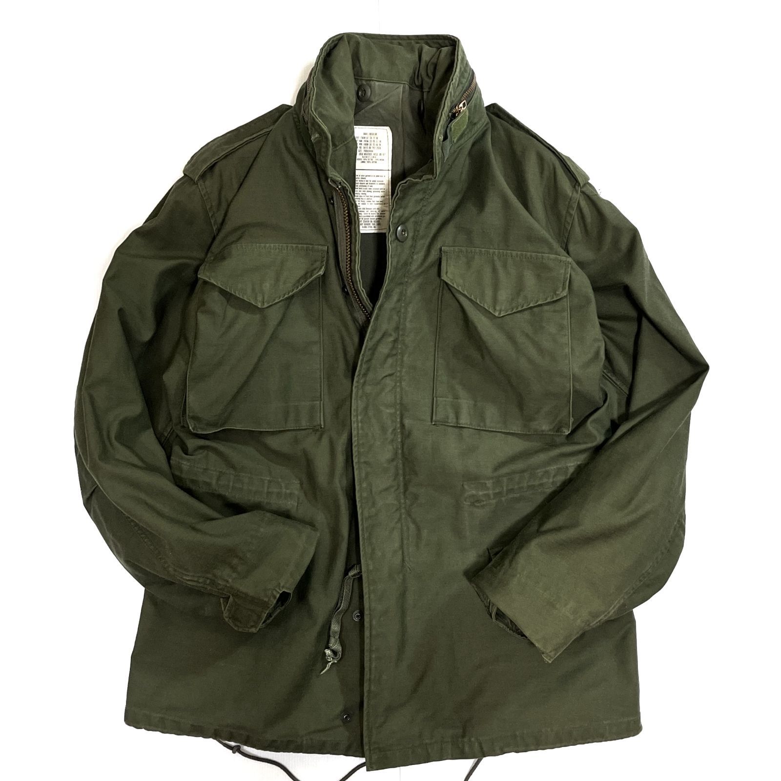 濃いめ S-R 80s U.S.ARMY 米軍実物 M-65 フィールドジャケット 3rd