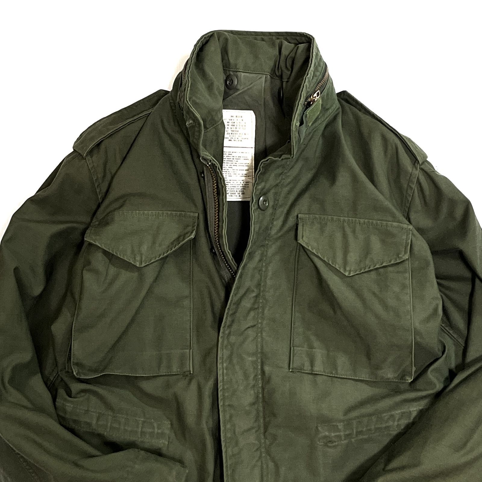 濃いめ S-R 80s U.S.ARMY 米軍実物 M-65 フィールドジャケット 3rd