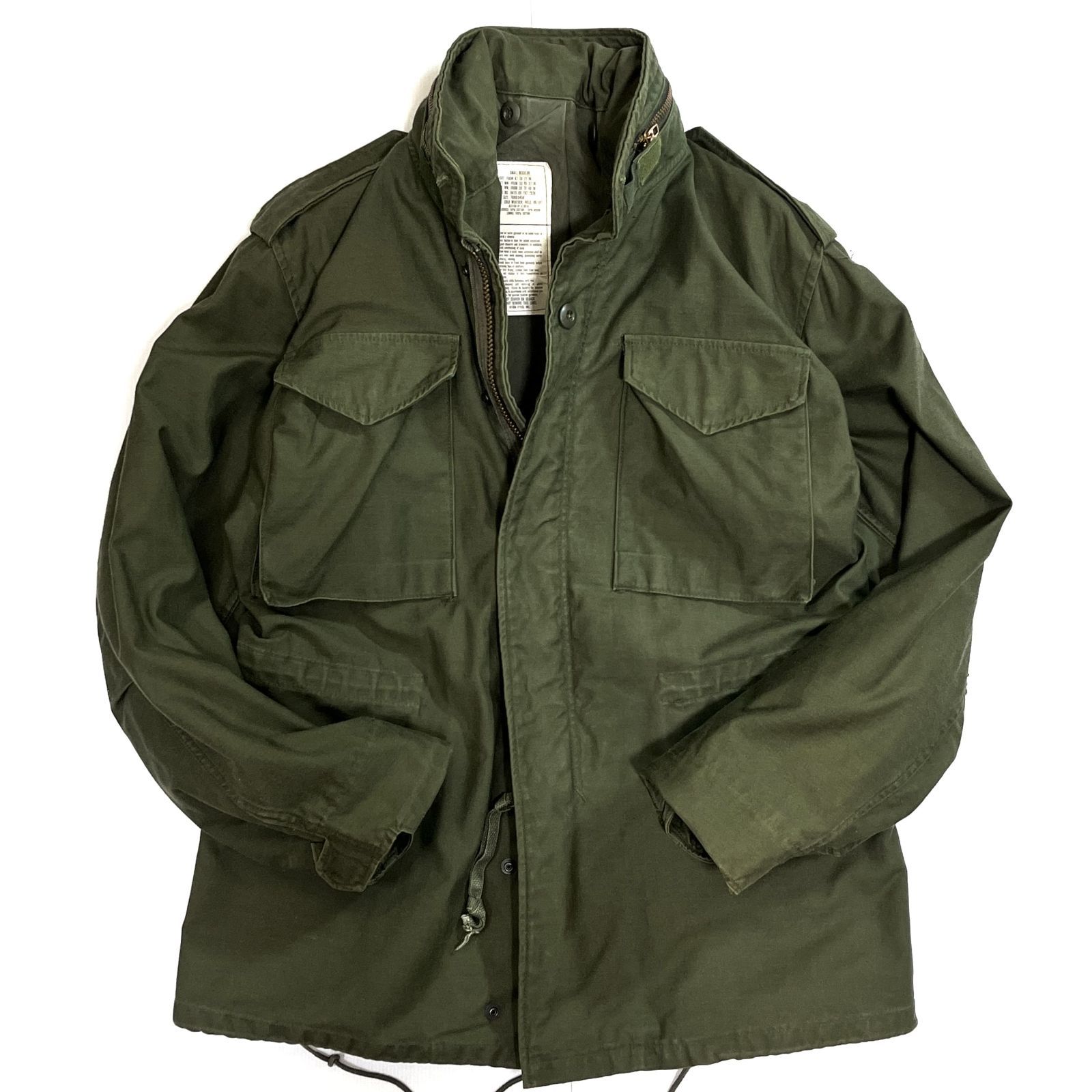 濃いめ S-R 80s U.S.ARMY 米軍実物 M-65 フィールドジャケット 3rd