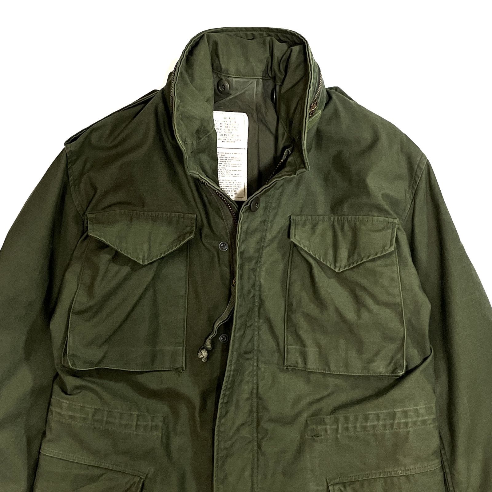 濃いめ S-R 80s U.S.ARMY 米軍実物 M-65 フィールドジャケット 3rd
