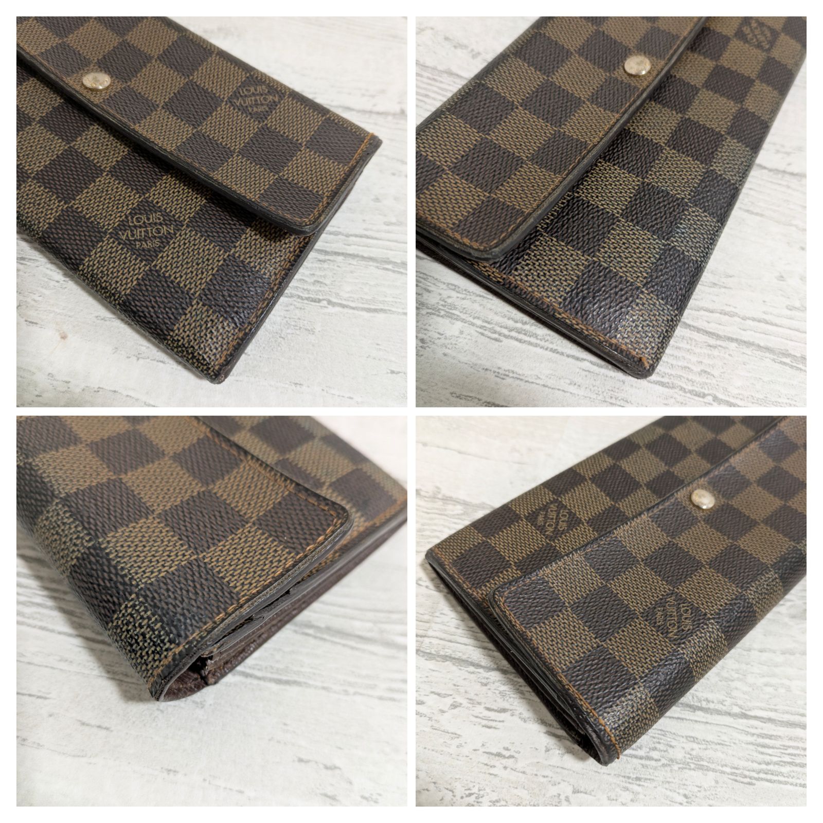 ルイヴィトン LOUIS VUITTON ダミエ ポルトフォイユ・サラ 購入 長財布