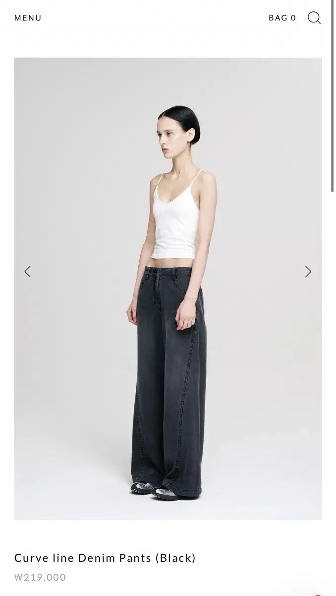 WHOWEAR rew ブラックデニムパンツ M