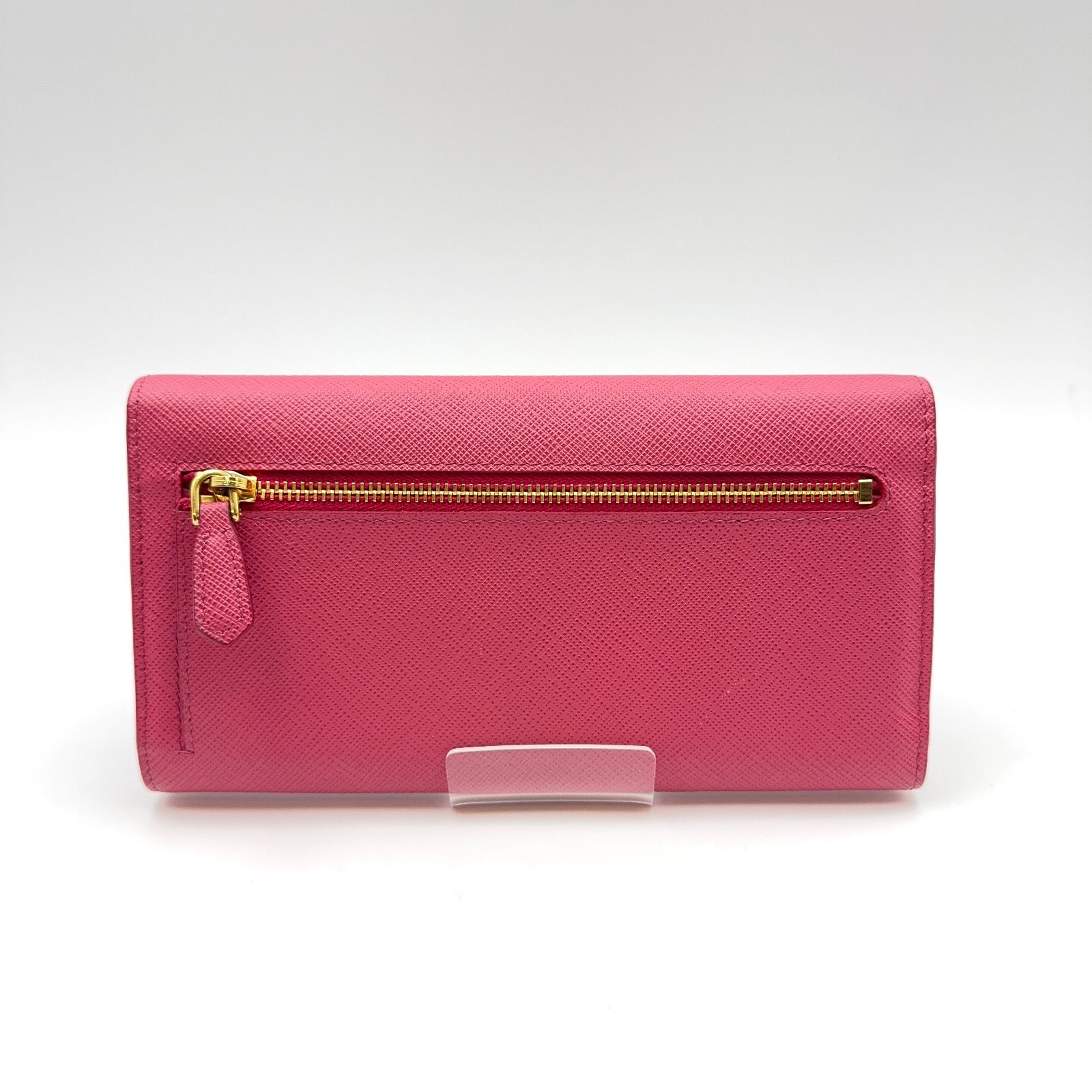 PRADA プラダ サフィアーノレザー 二つ折り長財布 パスケース付 ピンク PRADA プラダ長財布 1MH037-2E3K-F0505 サフィアーノ レター パス