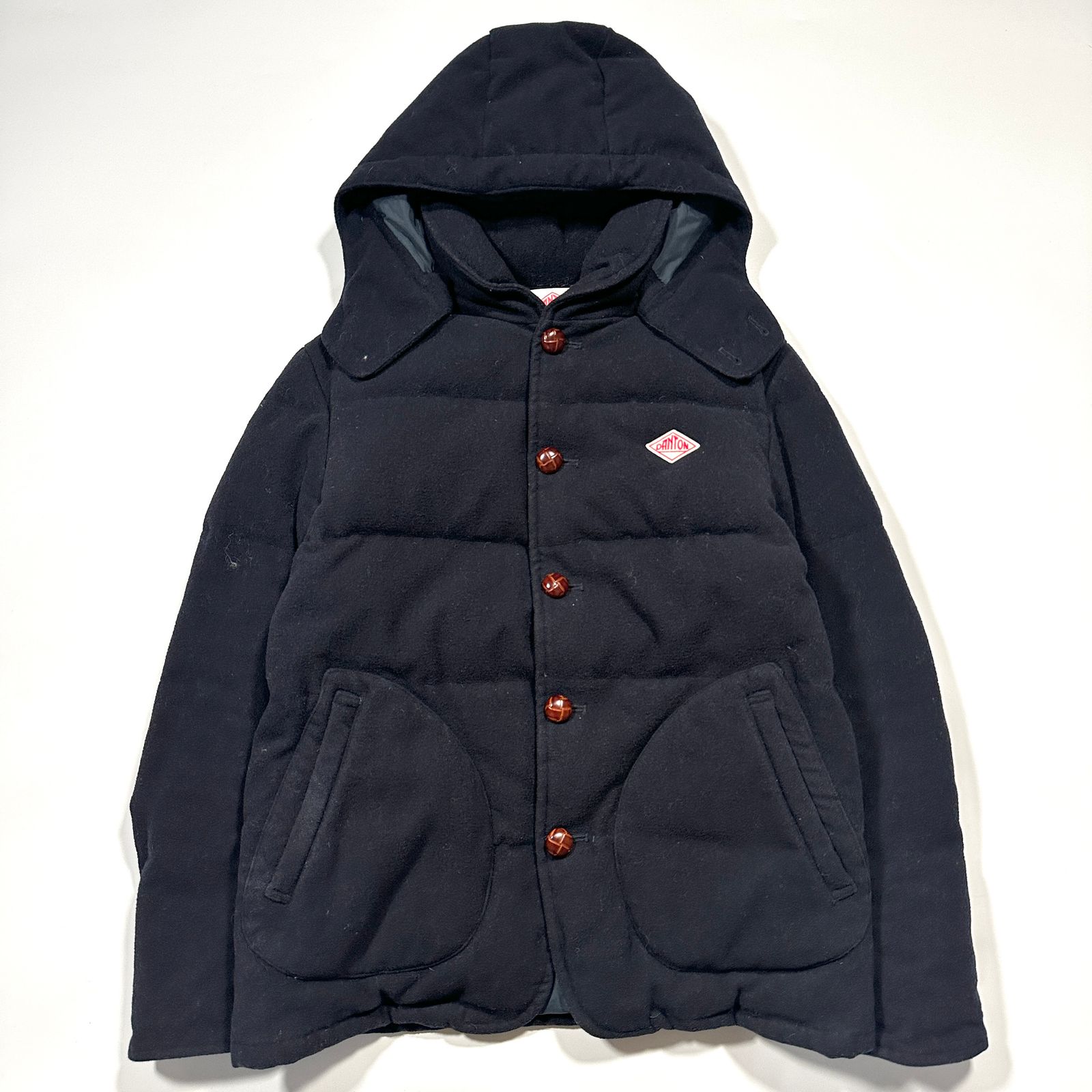 美品】DANTON×BEAMS ウールモッサダウンジャケットネイビー 38 - メルカリ