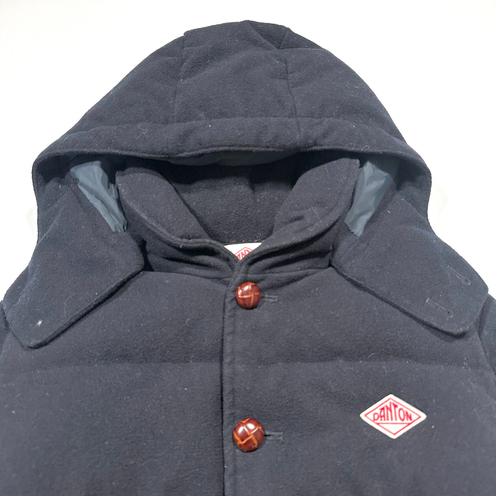 美品】DANTON×BEAMS ウールモッサダウンジャケットネイビー 38 - メルカリ