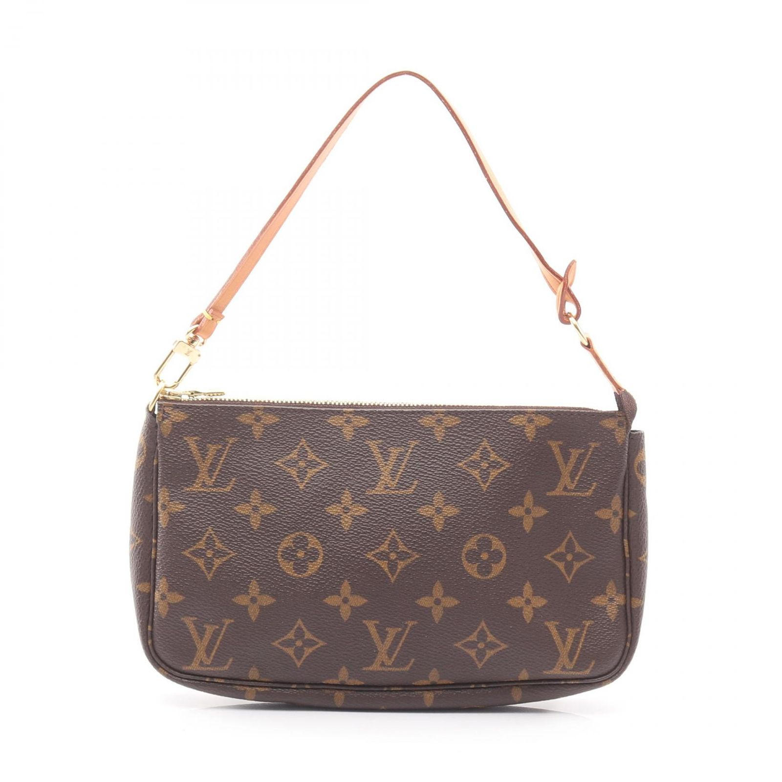 ルイ ヴィトン LOUIS VUITTON ハンドバッグ ポシェットアクセソワール M 51980 PVCコーティングキャンバス レザー ポシェット アクセソワール レディース A