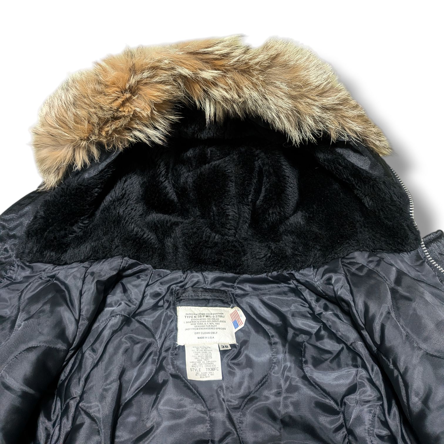 SPIEWAK スピワック N-3B ミリタリージャケット USA製 キルティング