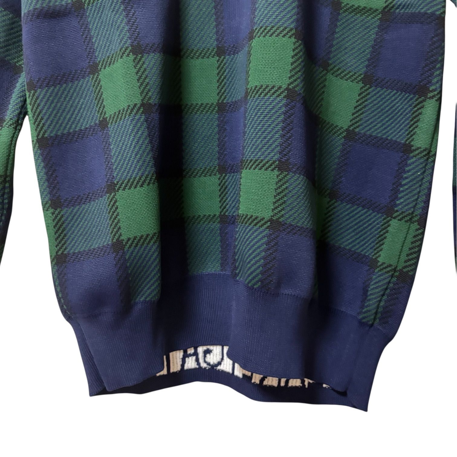 MN4 【タグ付き新品】PEARLY GATES パーリーゲイツ チェック柄 ニット