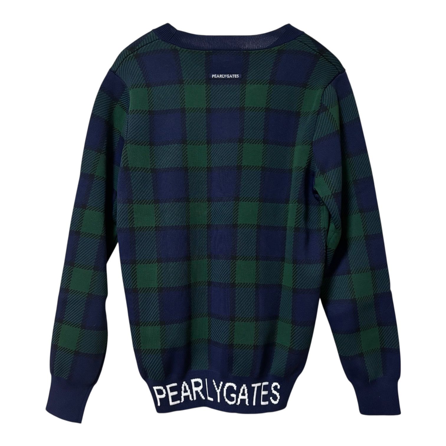 新品 2023年モデル パーリーゲイツ ニット セーター 5 L チェック柄 最新モデル 23aw パーリーゲイツ ニットセーター チェック ゴルフ