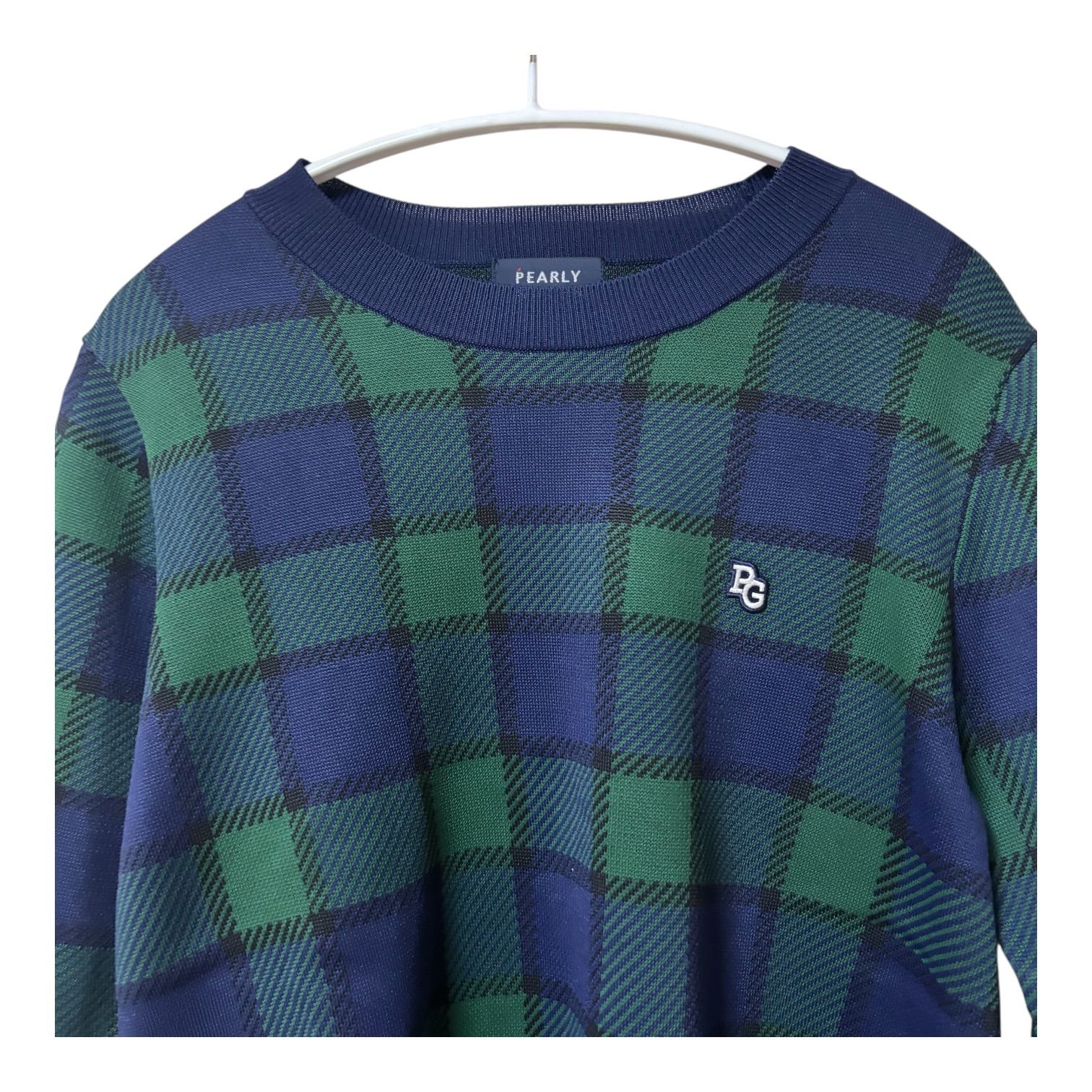 MN4 【タグ付き新品】PEARLY GATES パーリーゲイツ チェック柄 ニット