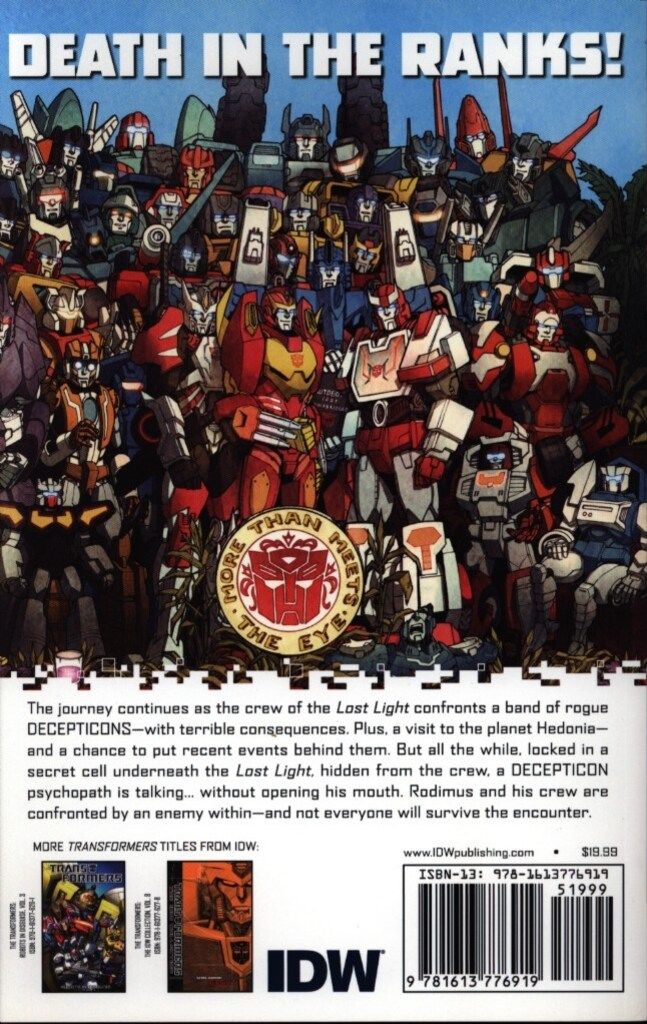 IDW THE MORE THAN MEETS EYE PB 4