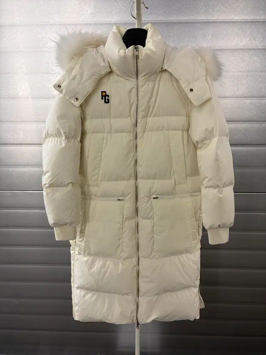 PEARLY GATES パーリーゲイツ アイボリー ダウンジャケット ロング丈 レディース