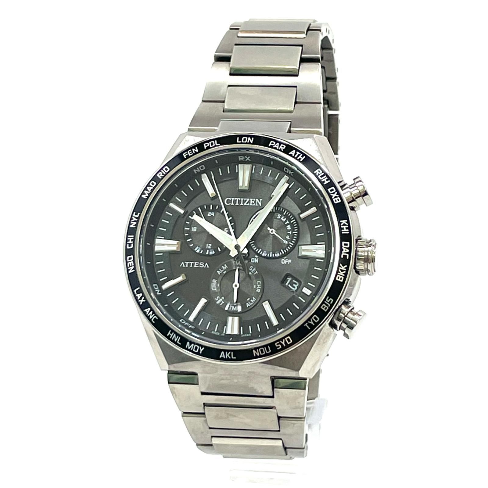 CITIZEN | シチズン 腕時計 ブラック 箱 説 CB 5966-69 E ATTESA 131