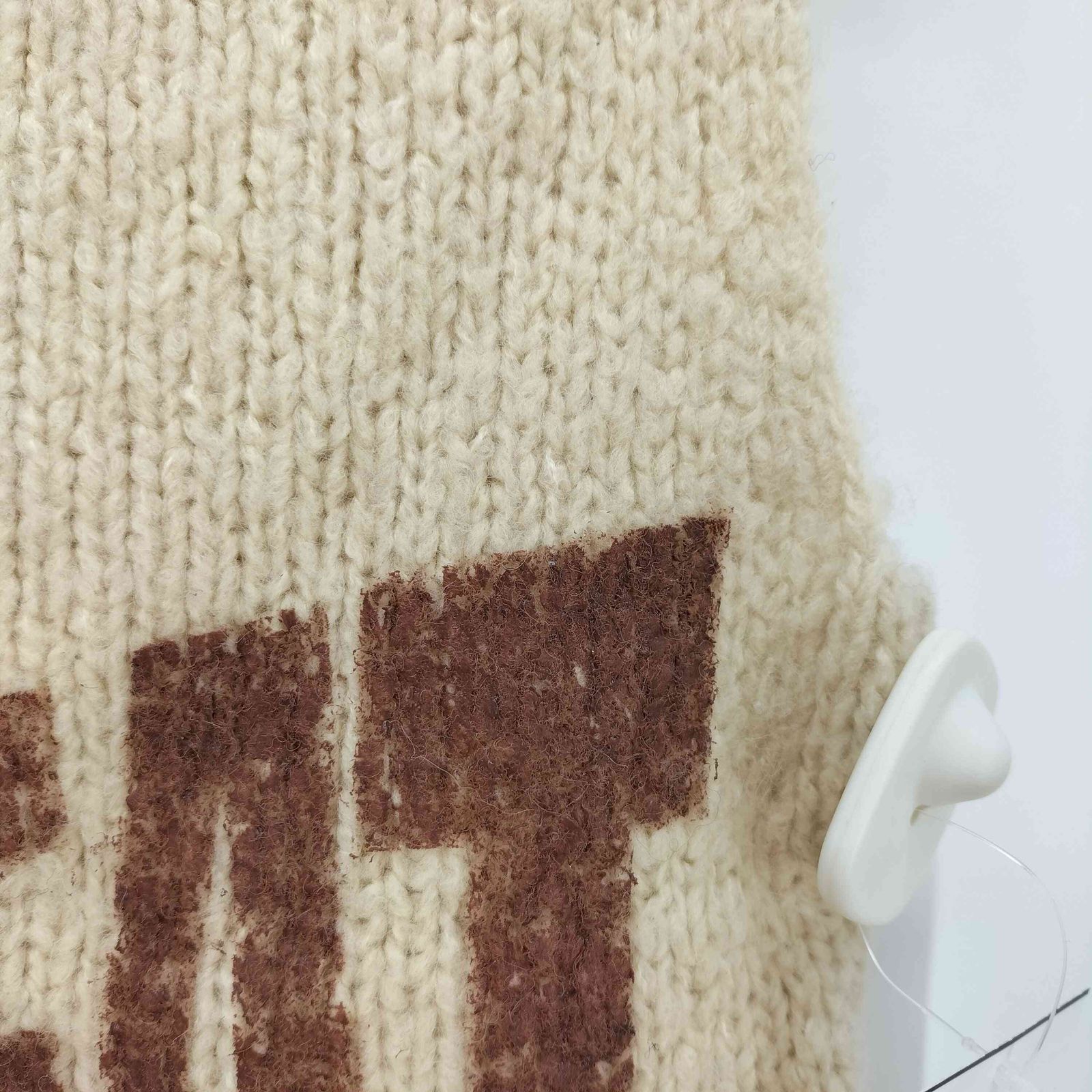 バーバリーロンドン BURBERRY LONDON フロントプリント ニットベスト