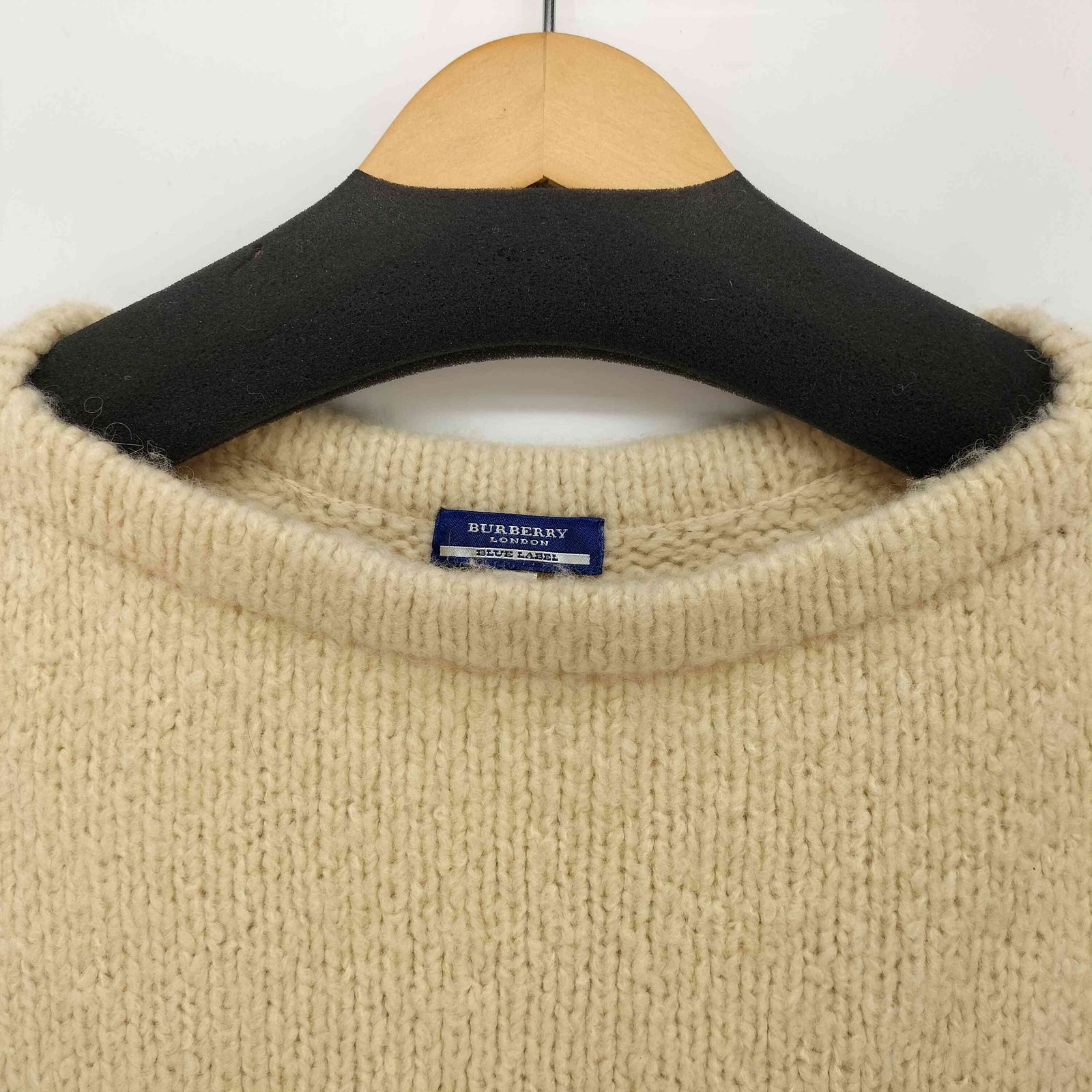 バーバリーロンドン BURBERRY LONDON フロントプリント ニットベスト