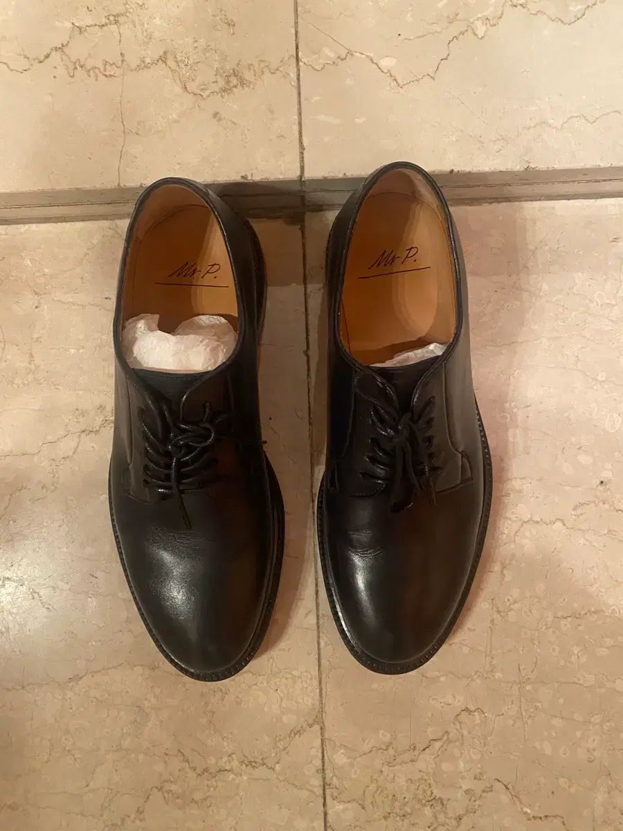 ミスターポター Mr p ブラックダービーシューズ 255 260