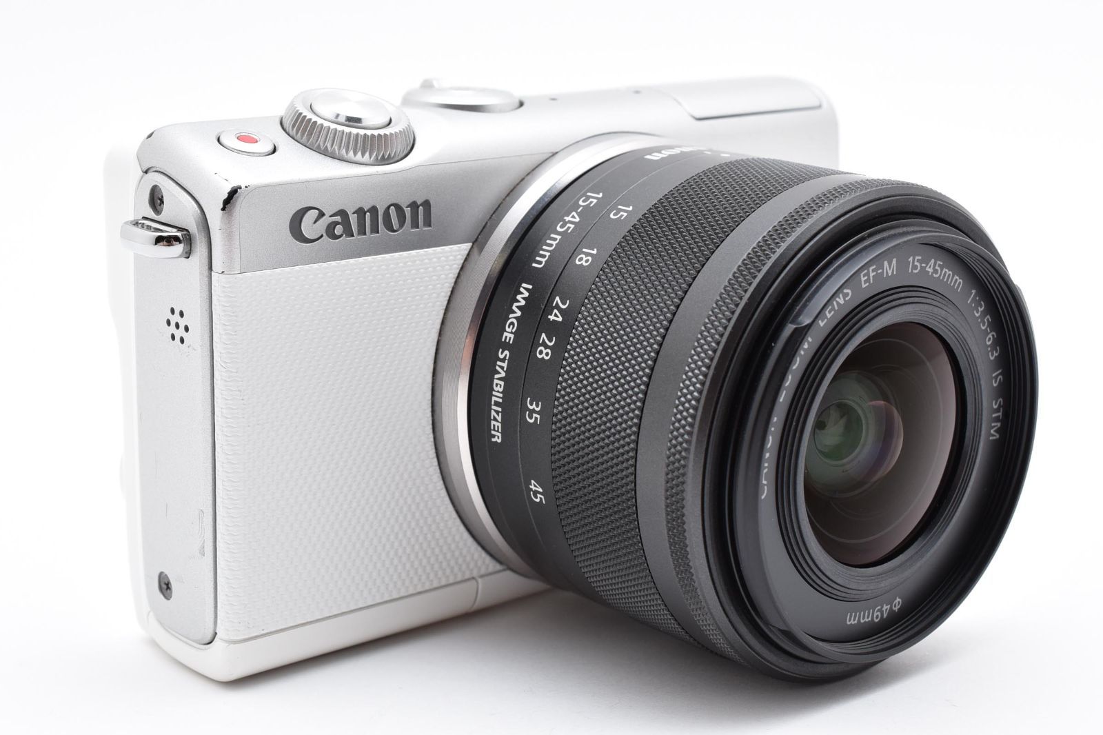 ❤️スマホ転送＆カンタン自撮り❤️Canon EOS M100 ホワイト ❤️人気ホワイト❤️Wi-Fi &自撮り❤️Canon EOS M100 EOS キヤノン