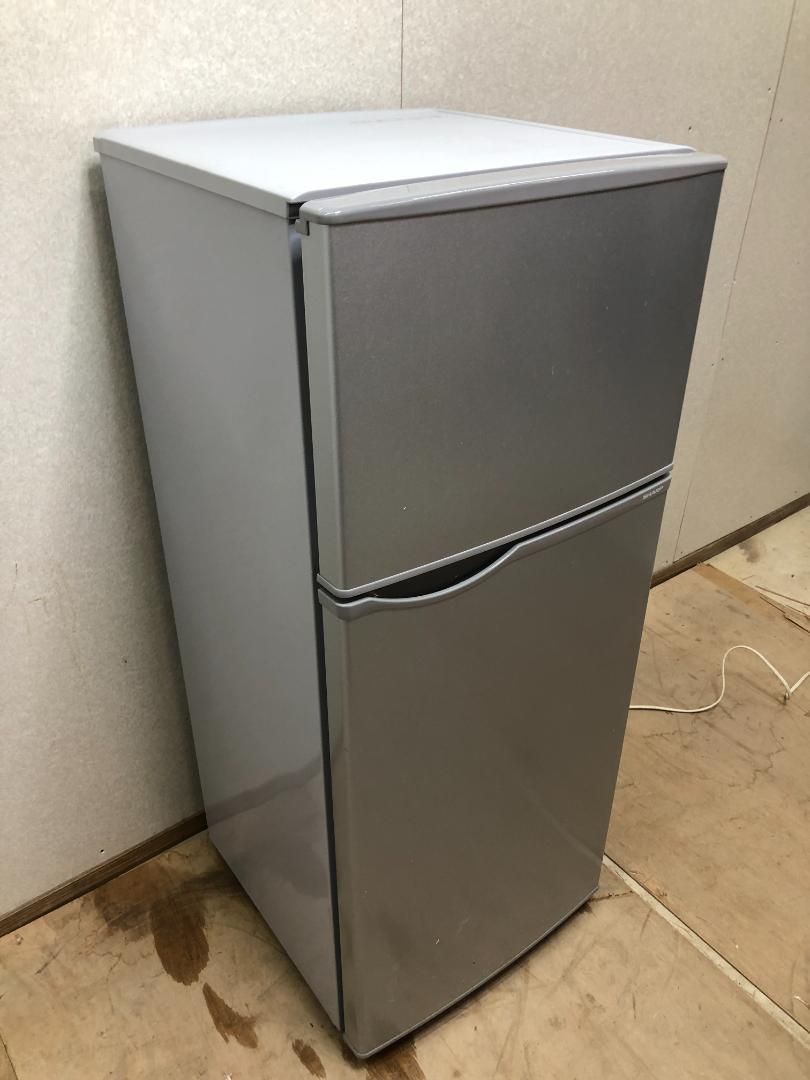 SHARP シャープ ノンフロン冷凍冷蔵庫　SJ-H12B-S 2017年製 ✨2017年製✨ 91番 SHARP✨冷凍冷蔵庫✨SJ-H12B-S‼️