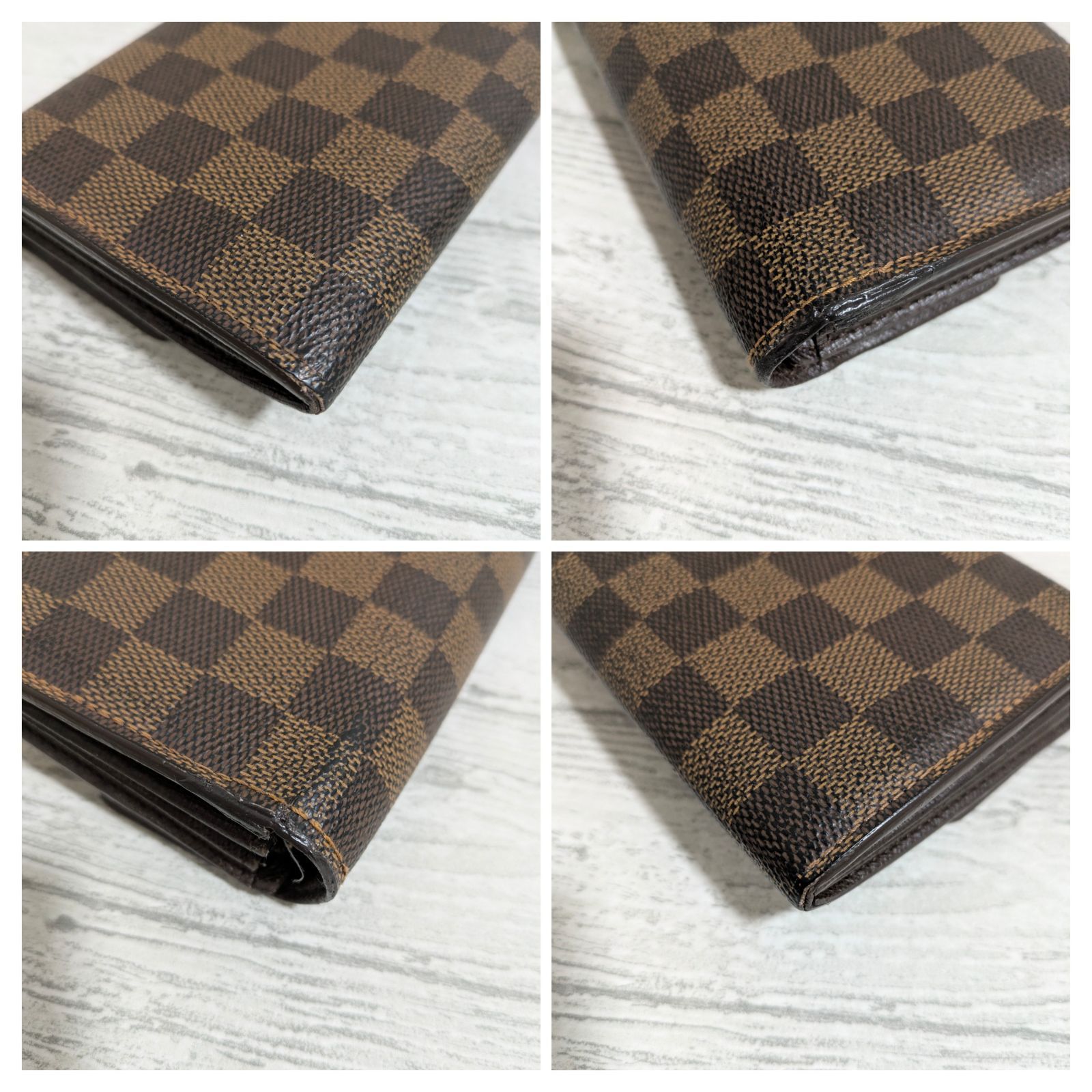 ルイヴィトン LOUIS VUITTON ダミエ ポルトフォイユ・サラ 長財布 注文