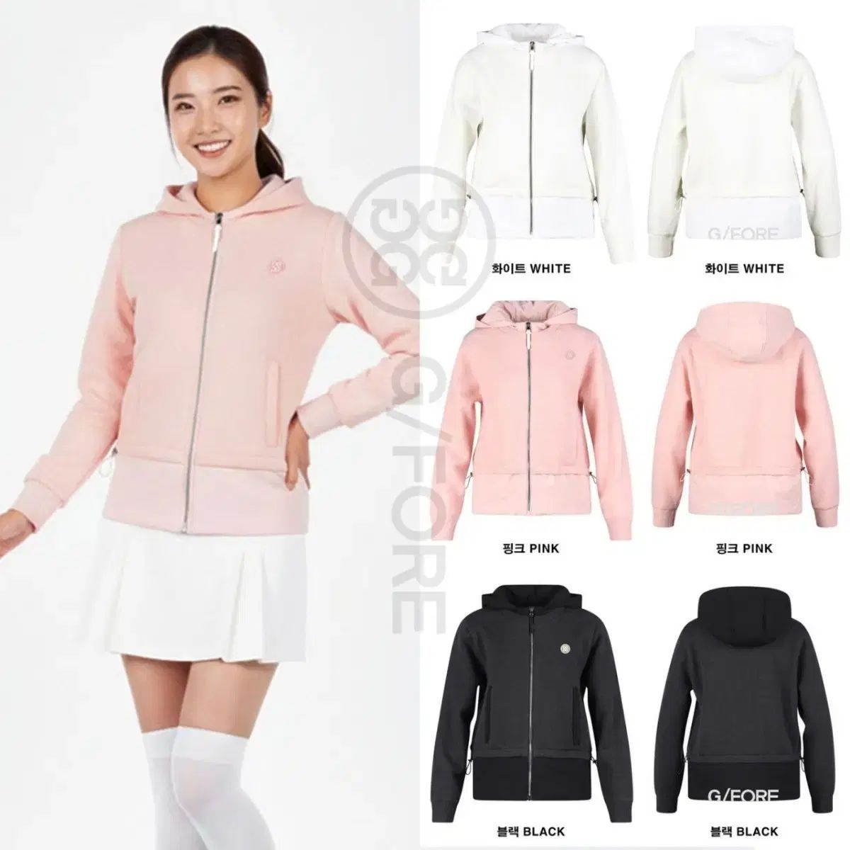 ジ フォー ア ハイブリッド防風ニットフーディーダウン