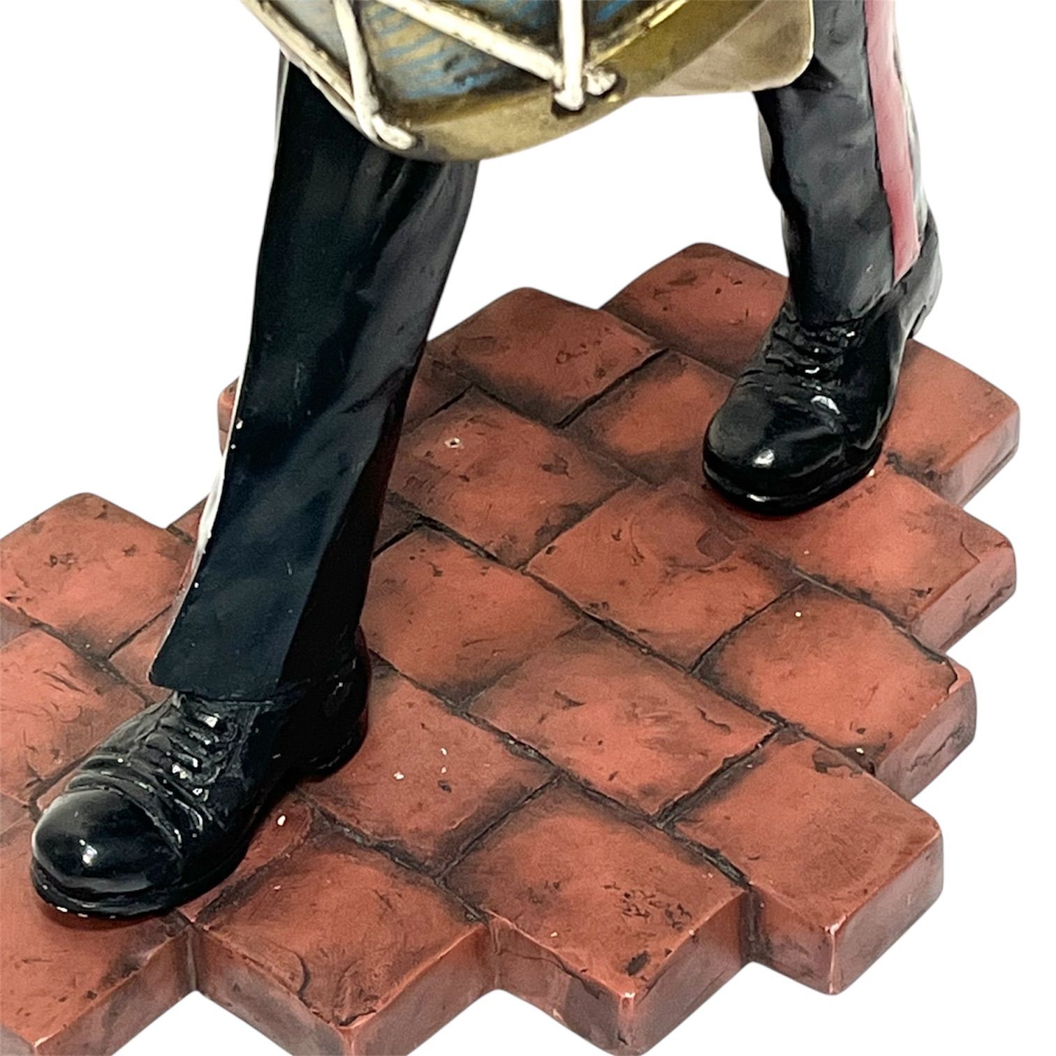 英国 近衛兵 大型リアルオブジェ フィギュア 楽団 太鼓 アンティーク