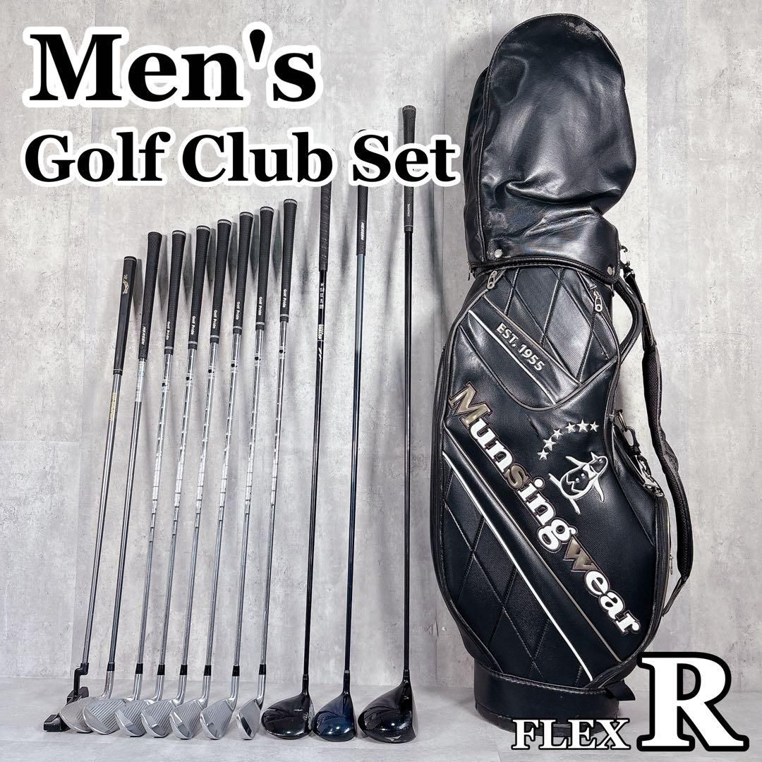V 593 他 メンズ ゴルフ クラブ セット 12点 初心者