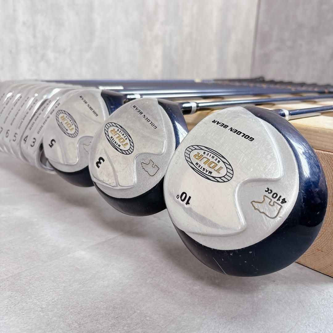 V 598 ゴールデンベア メンズ ゴルフ クラブセット 14点 MIDフレックス