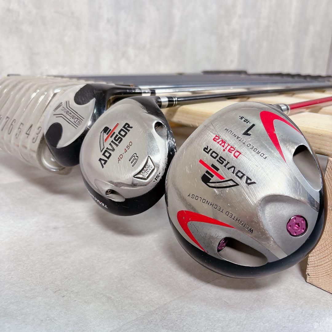 V 597 ブリジストン 他 メンズ ゴルフ クラブ セット 14点 初心者 R