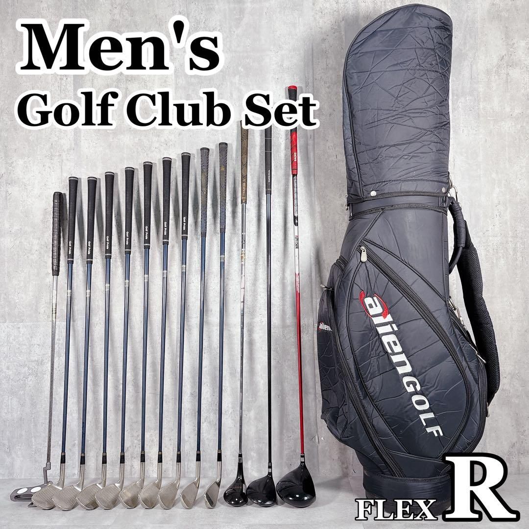 V597 ブリジストン 他 メンズ ゴルフ クラブ セット 14点 初心者 R