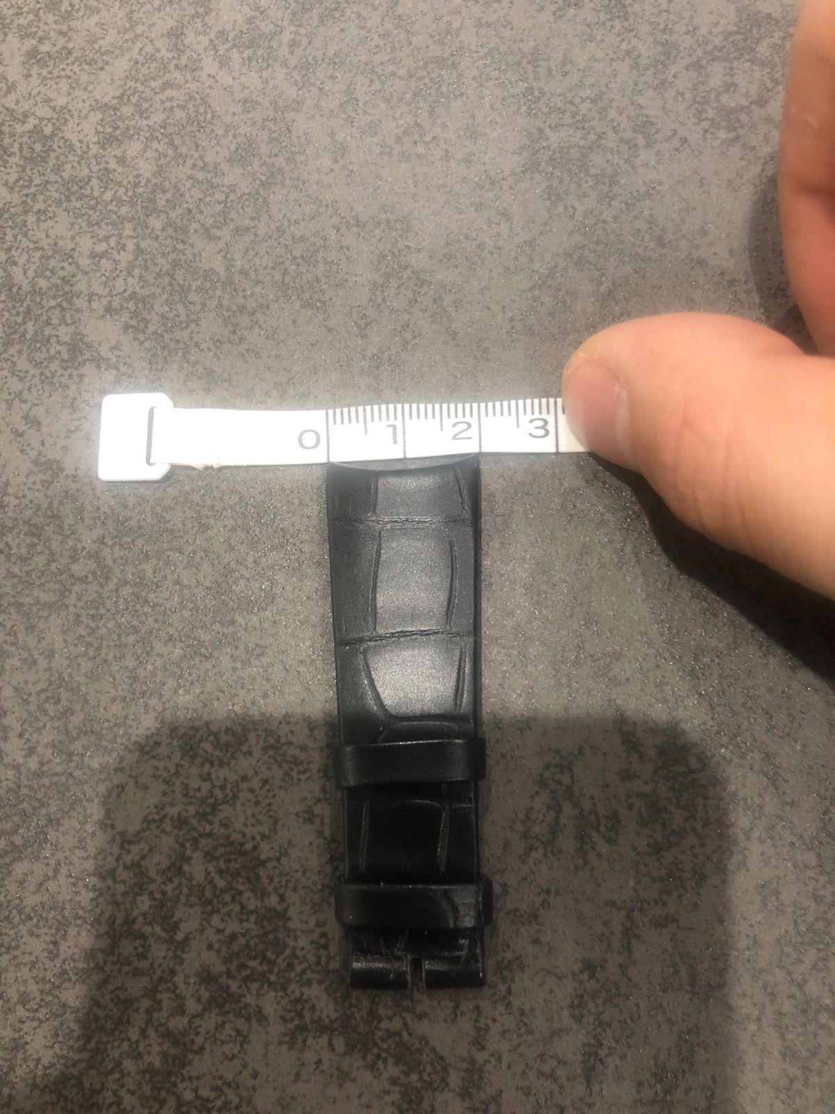 黒革時計ベルト