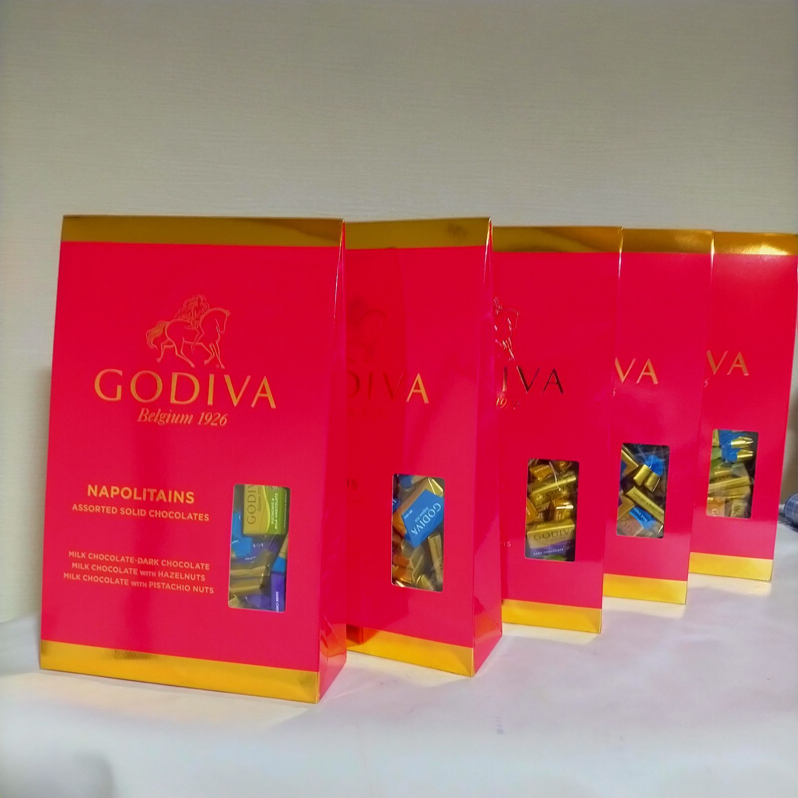食品 GODIVA/ゴディバナポリタンチョコレート4種 320g/パック 5個セット