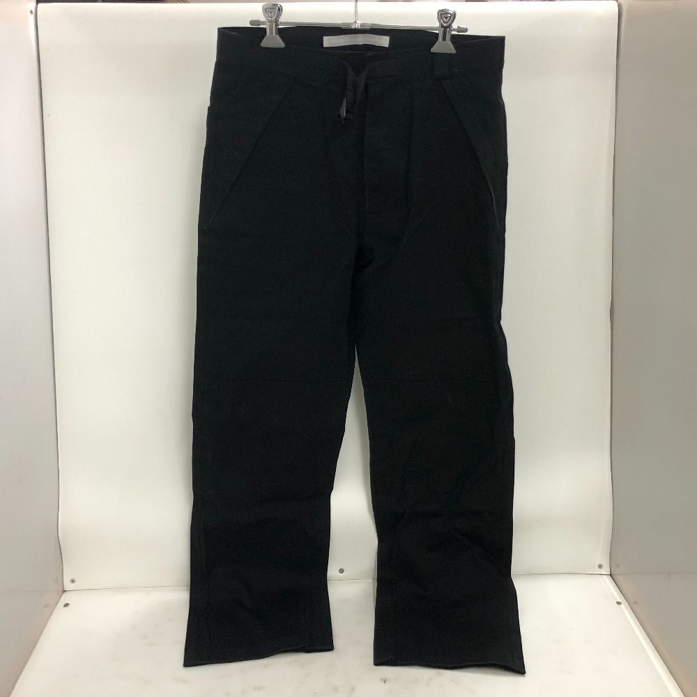 02 w 21323 White Mountaineering GORE TEX ダブルニ―ワークパンツ ブラック S メンズ チノパンツ コットン wm 873419 品
