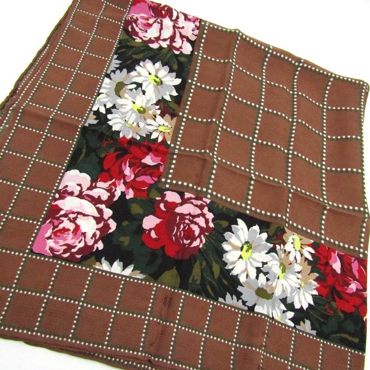  ティファニー スカーフ ストール 花柄 ブランド レディース ブラウン TIFFANY-Co その他 小物